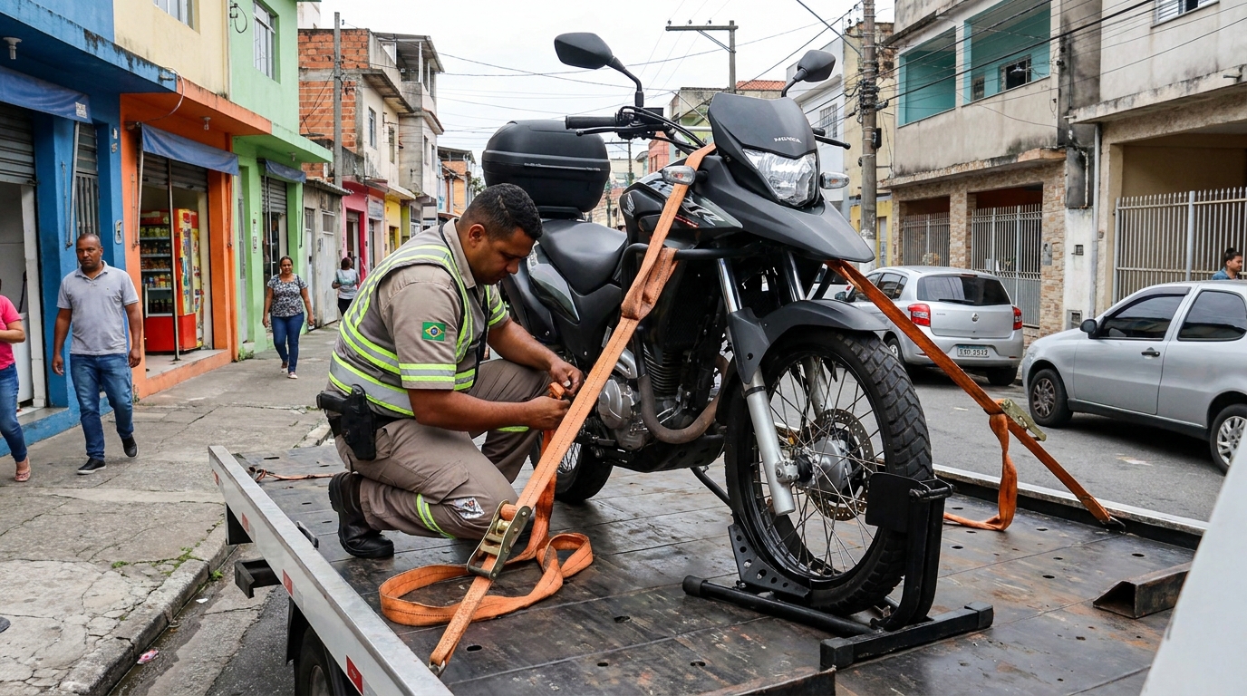 Transporte de Motocicleta em Maringá‑PR